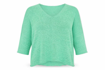 Womens UK Size L Phase Eight Green Pullover Jumper