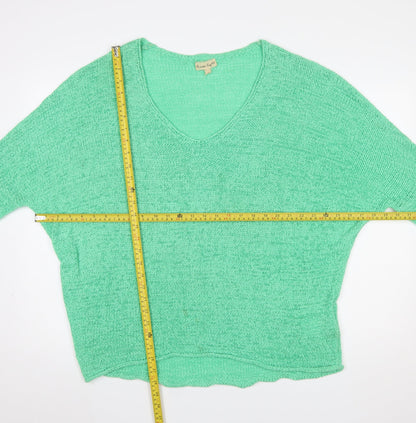 Womens UK Size L Phase Eight Green Pullover Jumper