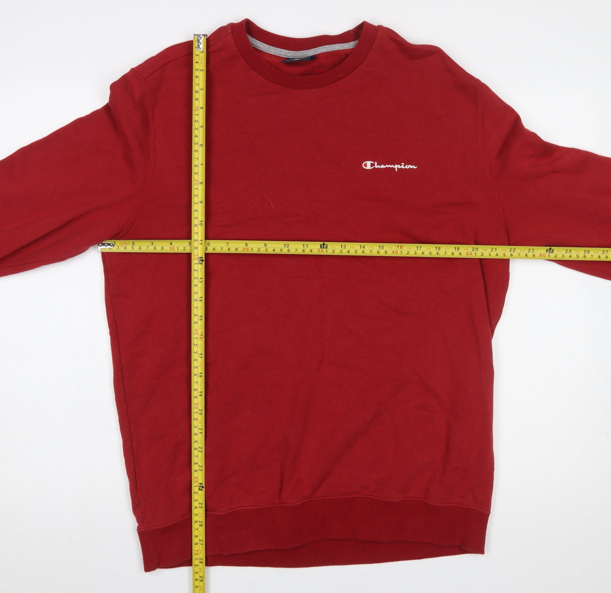 Mens UK Size XL Champion Red Pullover Sweatshirt