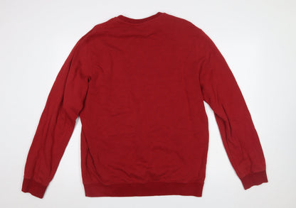 Mens UK Size XL Champion Red Pullover Sweatshirt