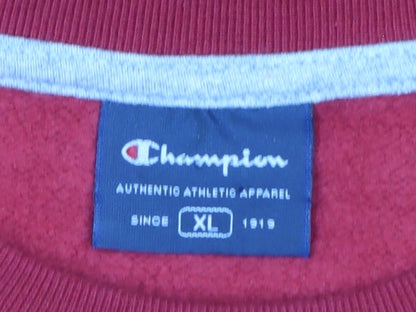 Mens UK Size XL Champion Red Pullover Sweatshirt
