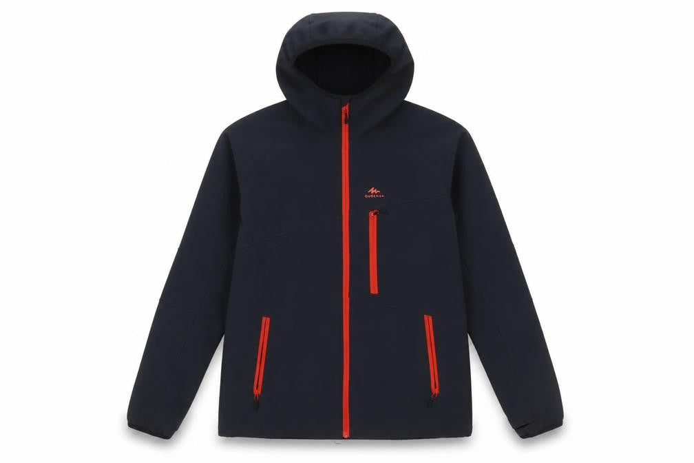 Boys UK Size 14-15 Years Quechua Black Soft Shell