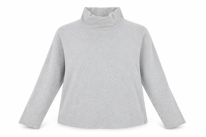 COS Womens Grey Roll Neck Long Sleeve Knit Top Size 12