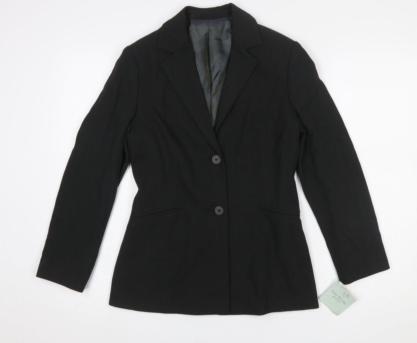 Womens UK Size 6 Anne Brooks Petites Black Blazer