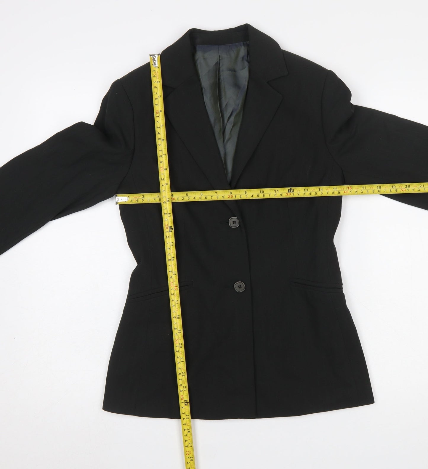Womens UK Size 6 Anne Brooks Petites Black Blazer