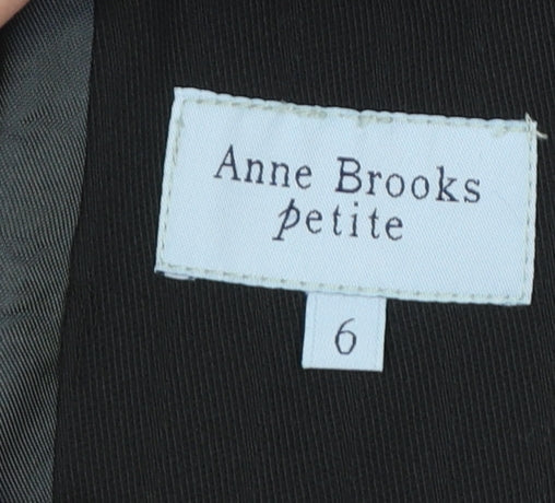 Womens UK Size 6 Anne Brooks Petites Black Blazer