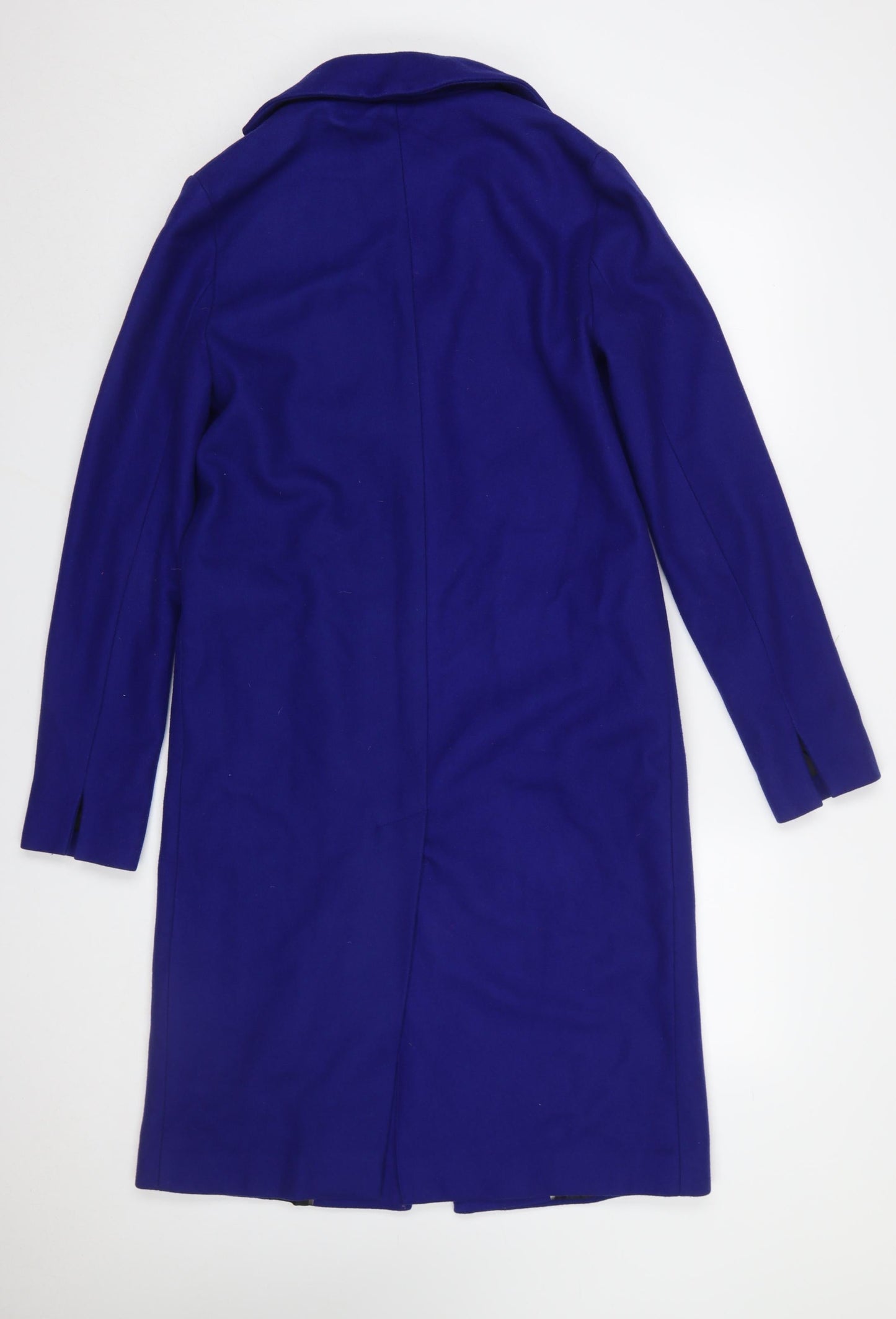 Topshop Women’s Tall Blue Long Overcoat Size 8