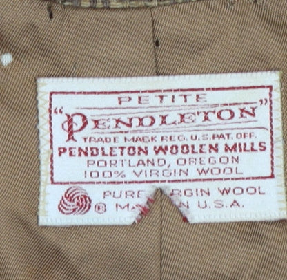 Womens UK Size 12 Pendleton Petites Brown Blazer