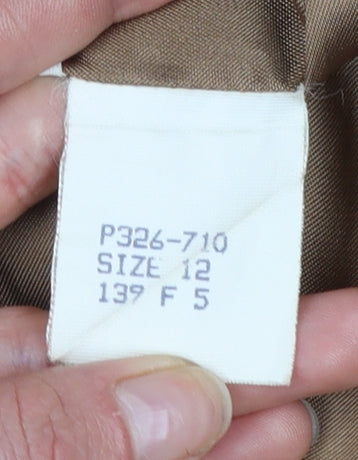 Womens UK Size 12 Pendleton Petites Brown Blazer