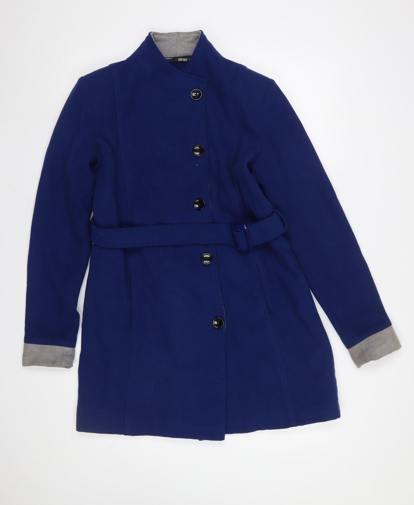 Womens UK Size L Oner Blue Trench Coat