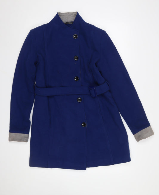 Womens UK Size L Oner Blue Trench Coat