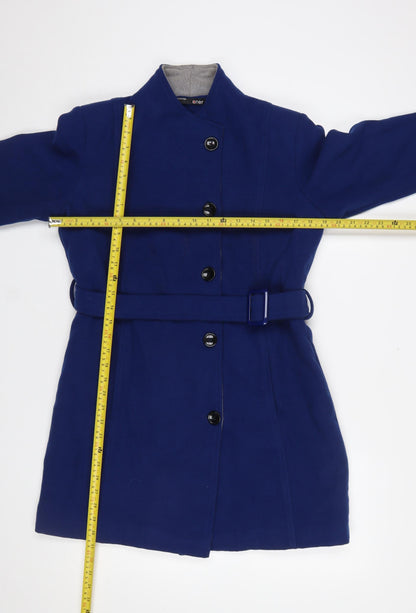 Womens UK Size L Oner Blue Trench Coat