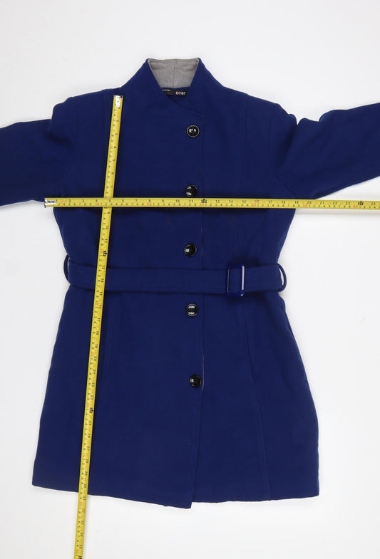 Womens UK Size L Oner Blue Trench Coat