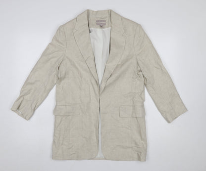 Womens UK Size XS H&M Regular Beige Blazer