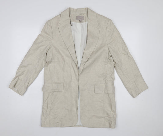 Womens UK Size XS H&M Regular Beige Blazer