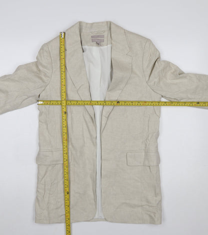 Womens UK Size XS H&M Regular Beige Blazer