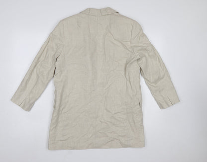 Womens UK Size XS H&M Regular Beige Blazer