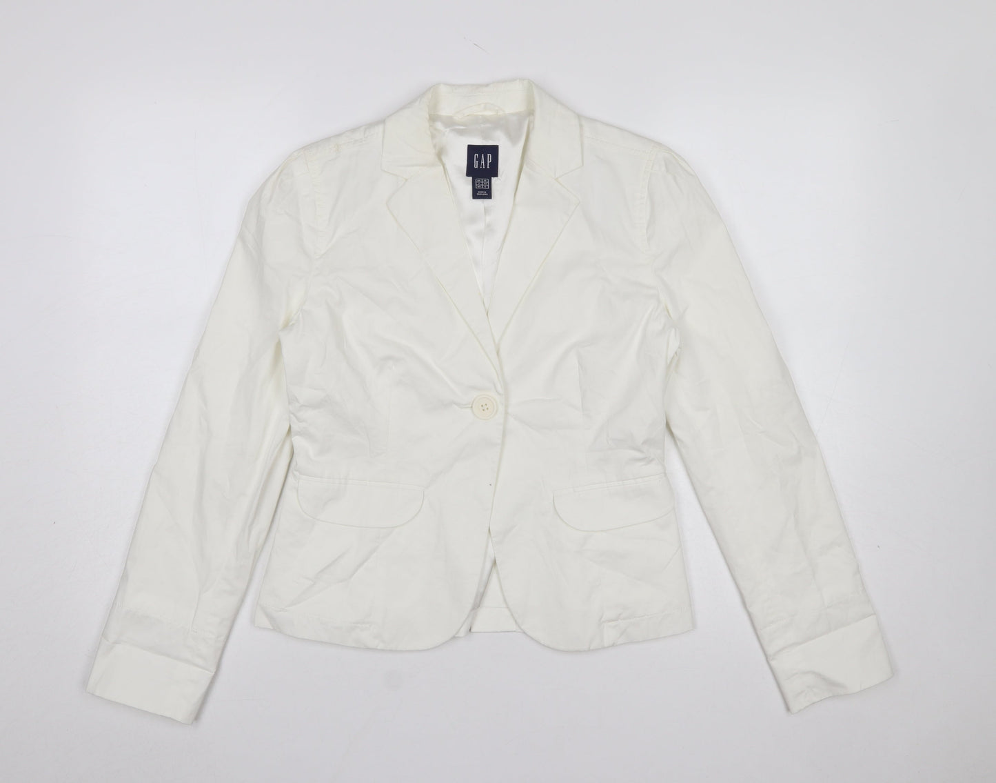 Womens UK Size M Gap Regular Ivory Blazer
