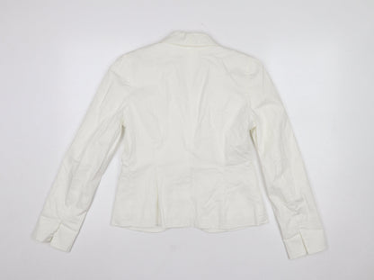 Womens UK Size M Gap Regular Ivory Blazer