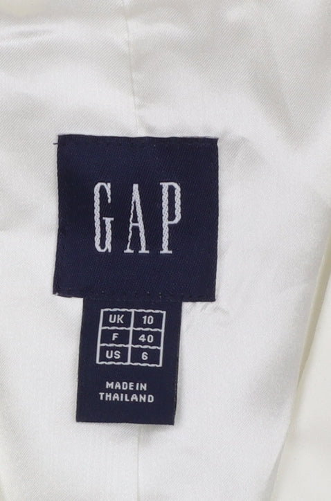 Womens UK Size M Gap Regular Ivory Blazer
