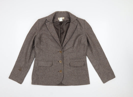 Womens UK Size 12 Daxon Regular Brown Blazer