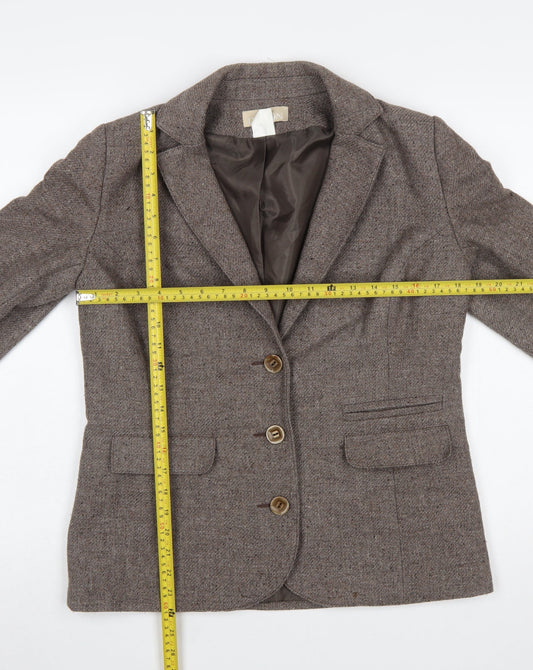 Womens UK Size 12 Daxon Regular Brown Blazer