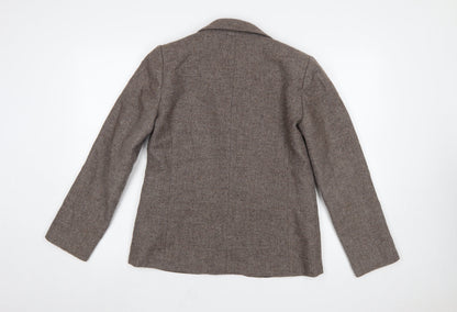 Womens UK Size 12 Daxon Regular Brown Blazer