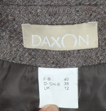 Womens UK Size 12 Daxon Regular Brown Blazer