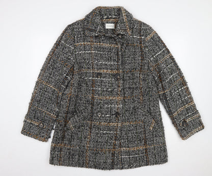 Womens UK Size 14 Marks and Spencer Grey Pea Coat
