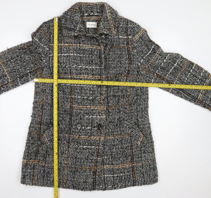 Womens UK Size 14 Marks and Spencer Grey Pea Coat