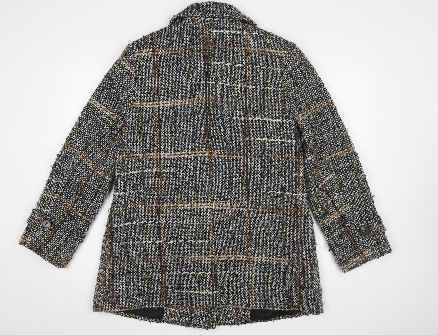 Womens UK Size 14 Marks and Spencer Grey Pea Coat