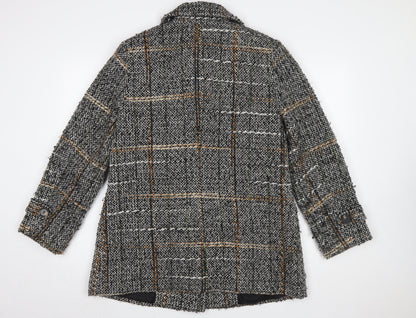 Womens UK Size 14 Marks and Spencer Grey Pea Coat