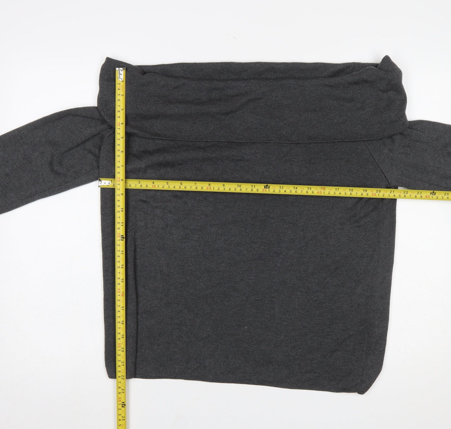 Marks and Spencer Women’s Grey Off Shoulder Long Sleeve Jumper Size 20