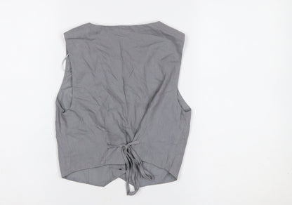 Womens UK Size XS Pull&Bear Grey Basic Jacket