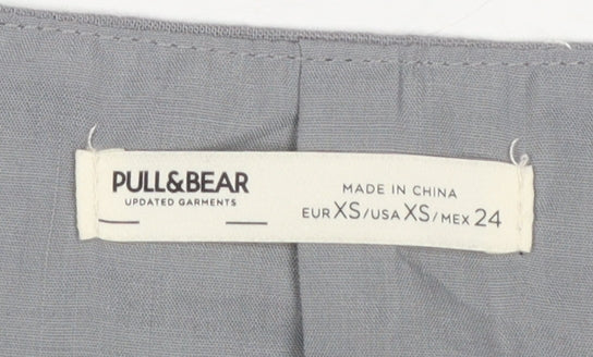 Womens UK Size XS Pull&Bear Grey Basic Jacket
