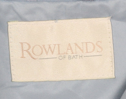 Rowlands of Bath Women's Blue Size 14 Mid-Length Blazer Jacket