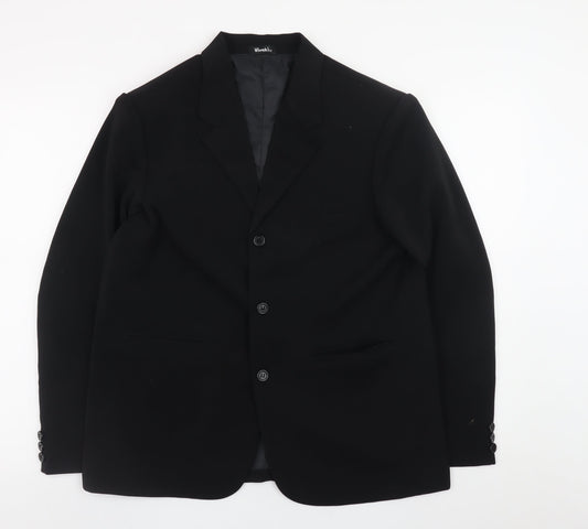 Vivaki Women's Black Classic Polyester Blazer Size 12