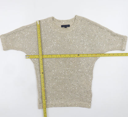 Teens UK Size 8 Tommy Hilfiger Beige Cropped Blouse