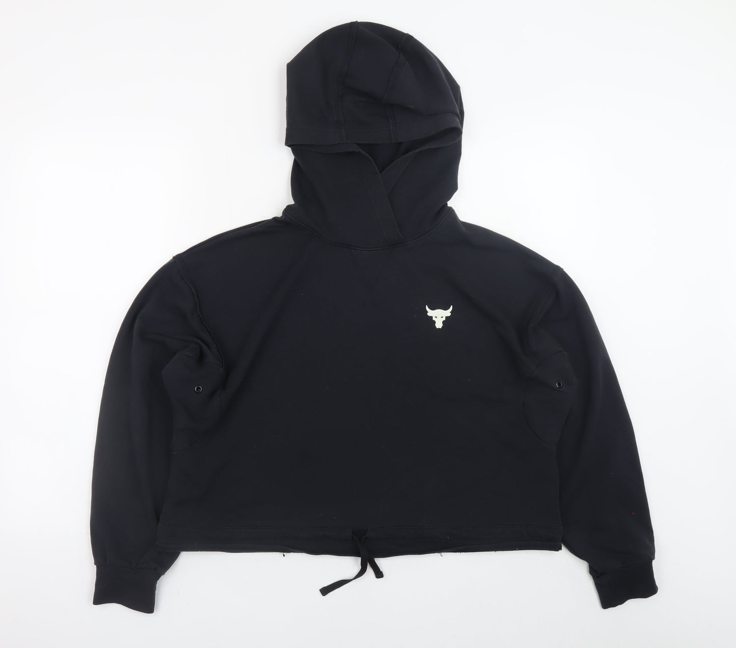 Womens UK Size S Under armour Black Pullover Hoodie