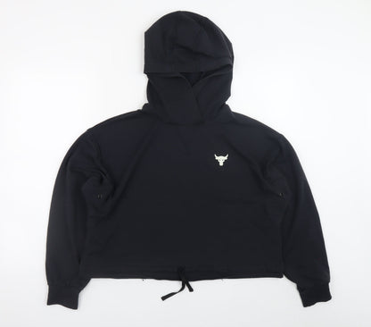 Womens UK Size S Under armour Black Pullover Hoodie