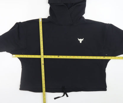 Womens UK Size S Under armour Black Pullover Hoodie