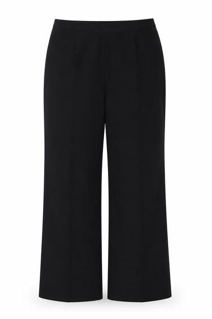 Le Suit Women’s Black Dress Pants Size 14 Wide-Leg Polyester Trousers