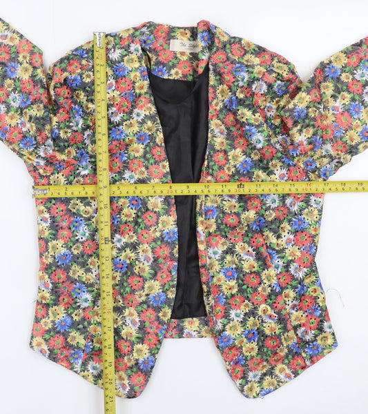 The Style London Women's Multicoloured Floral Blazer Medium