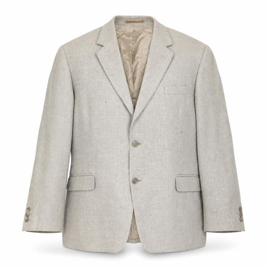 Brook Taverner Womens Beige Wool Blend Blazer Jacket Size 16 Classic Fit