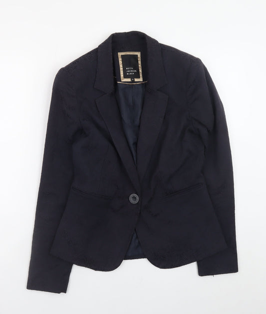 Betty Jackson Black Women's Black Size 8 Blazer Jacket