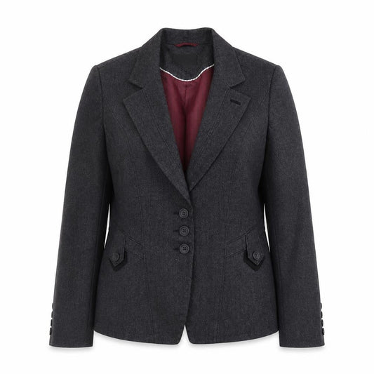 Next Women's Grey Classic Blazer Size 12 Lined Work Jacket