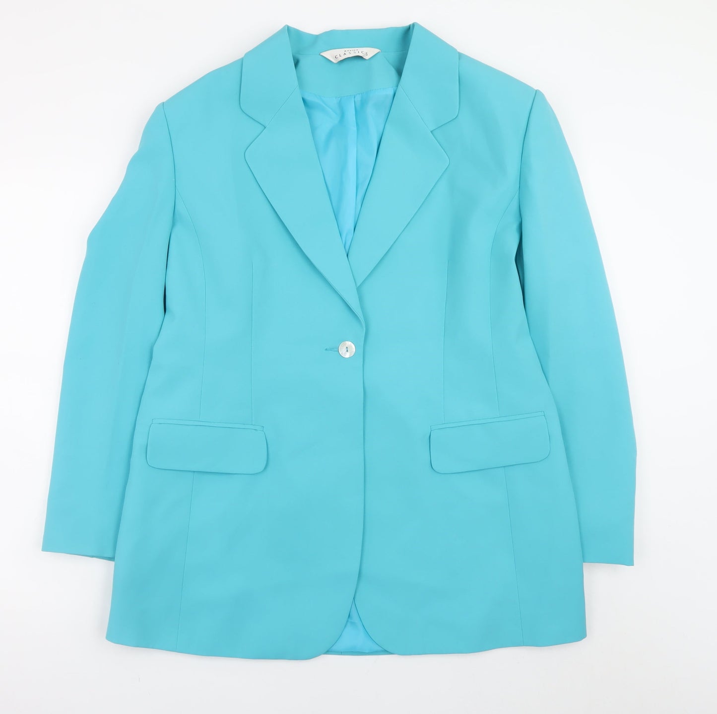 Womens UK Size 18 Modern Classics Regular Blue Blazer
