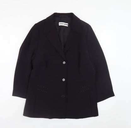 Gerry Weber Women's Black Size 12 Classic Polyester Blazer