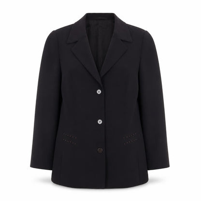 Gerry Weber Women's Black Size 12 Classic Polyester Blazer