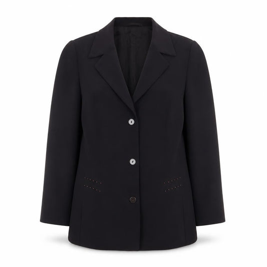 Gerry Weber Women's Black Size 12 Classic Polyester Blazer